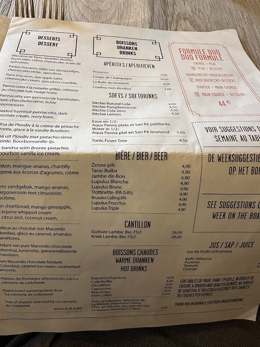 Menu - Le Selecto photo 4