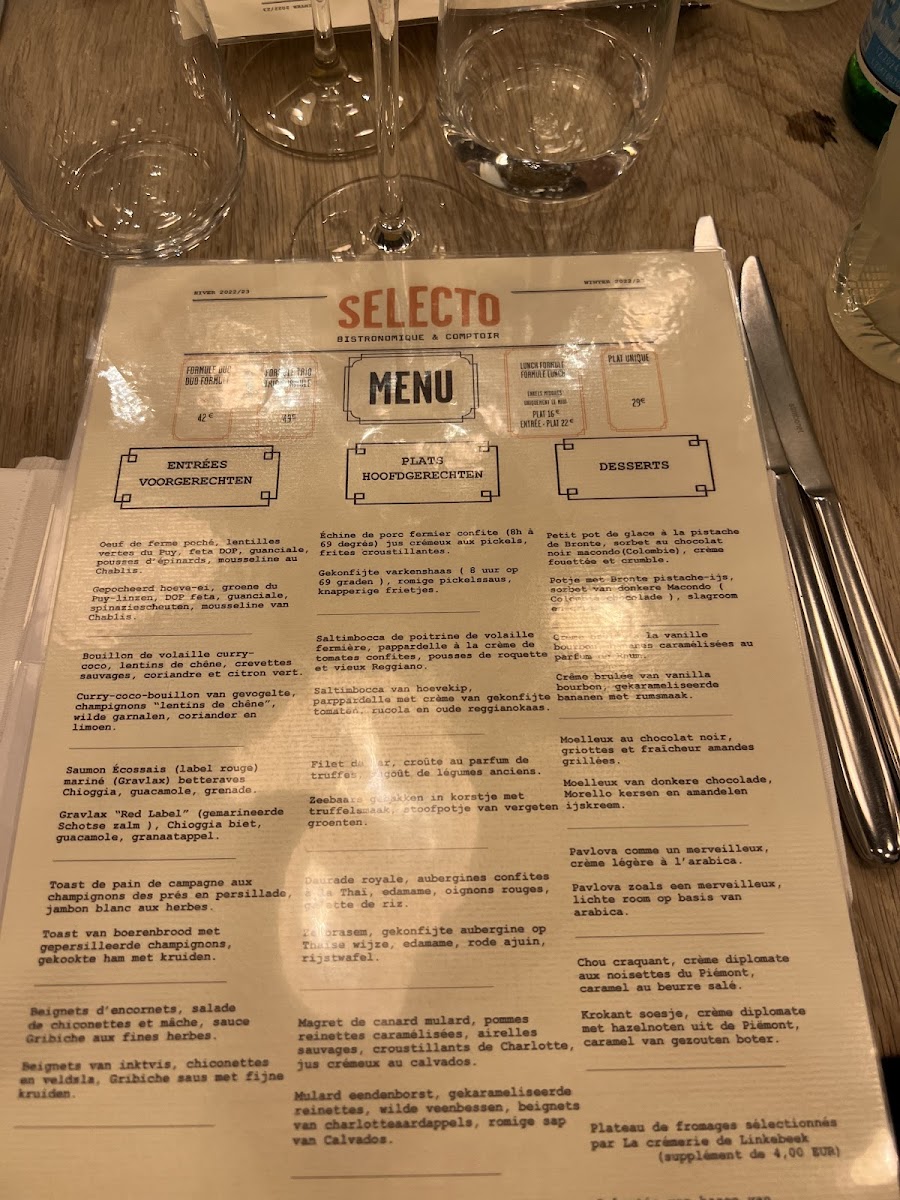 Menu - Le Selecto photo 8